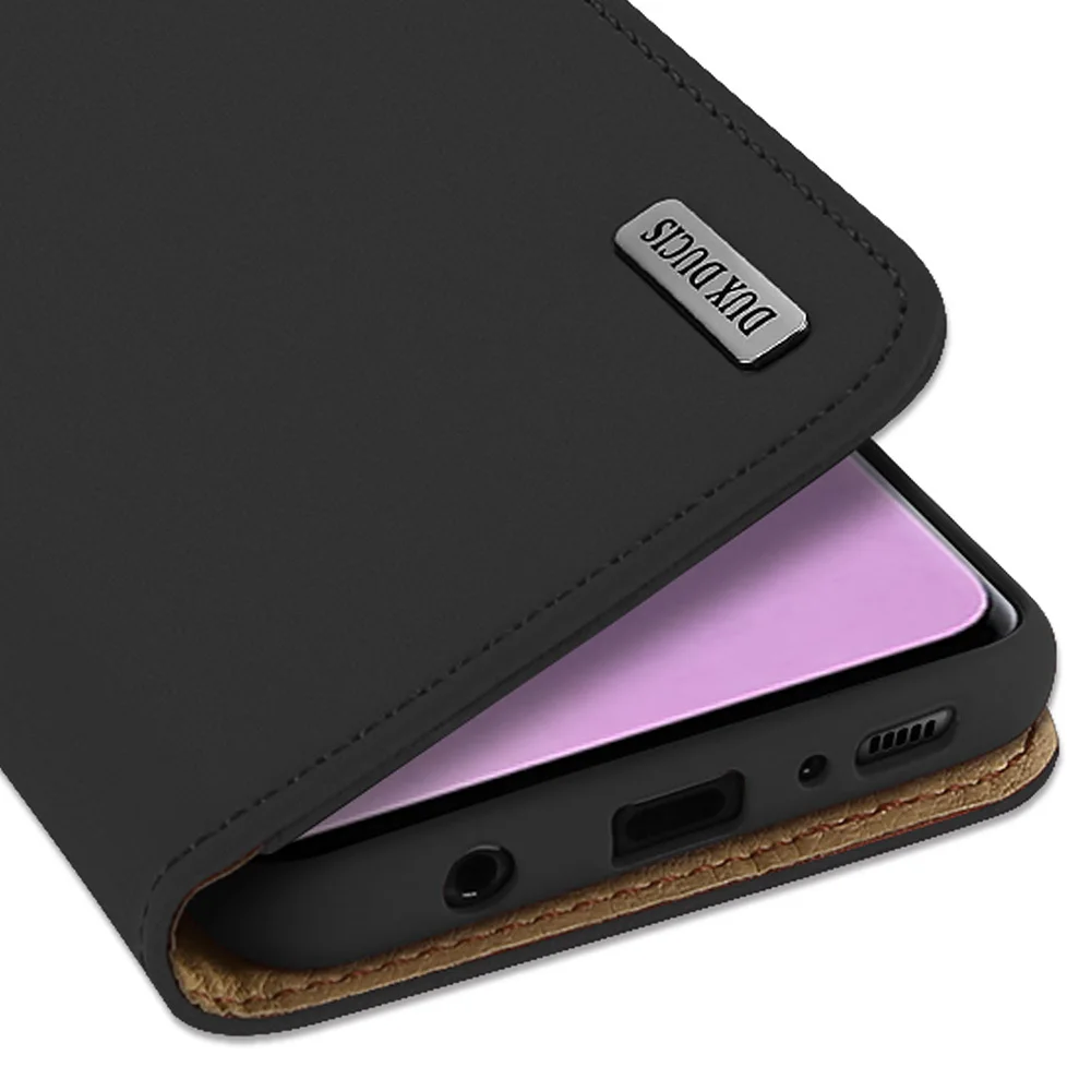 DUX DUCIS чехол из натуральной кожи для Samsung Galaxy S10 Plus книжка с бумажником S9 S10E S10plus
