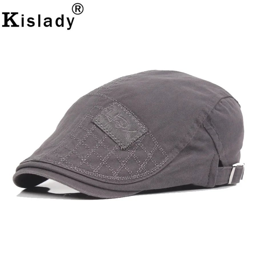 Kislady новинка осень зима Повседневный хлопок берет шапка для мужчин хит простая
