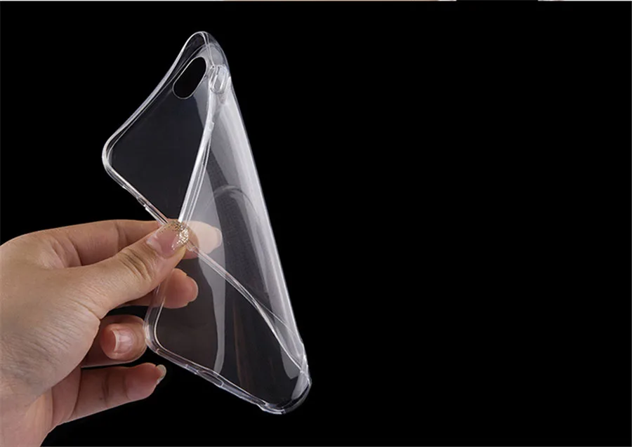 Для iPhone 12 11 Pro X XS Max XR 8 7 6 6s Plus 5 5S SE 2020 прозрачный мягкий ТПУ чехол силиконовый