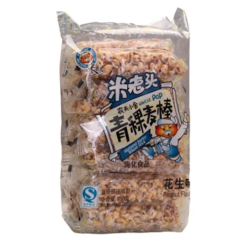 Китайская еда Ячмень пшеницы Закуски Бар арахиса вкус 150 г 1 пакета(ов) |