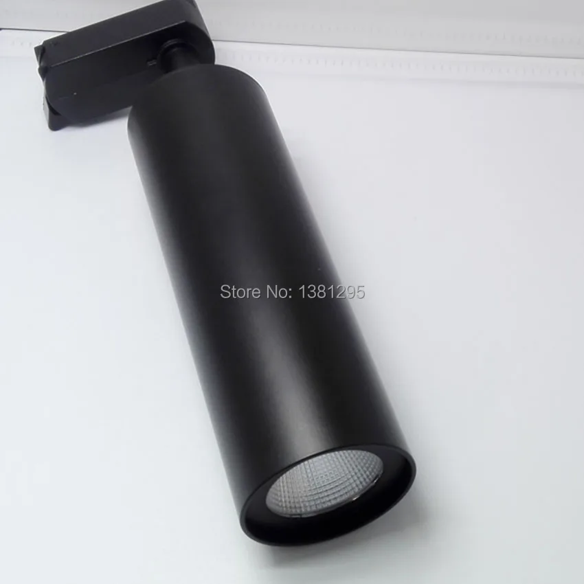 

CREE LED Track Light Dimmable 12W COB Adjustable Rail Spotlights Lamp Leds Tracking Fixture Spot Lights Store Shop art gallery