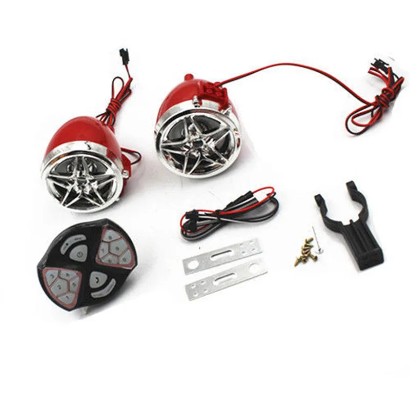 Аудиосистема для мотоцикла Bluetooth MP3 FM-радио стереодинамики кафе Racer Cruiser Bobber Chopper Atv
