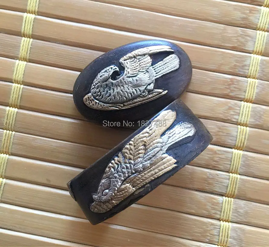 Бесплатная доставка ручная работа медная защита искусственная кожа японский меч