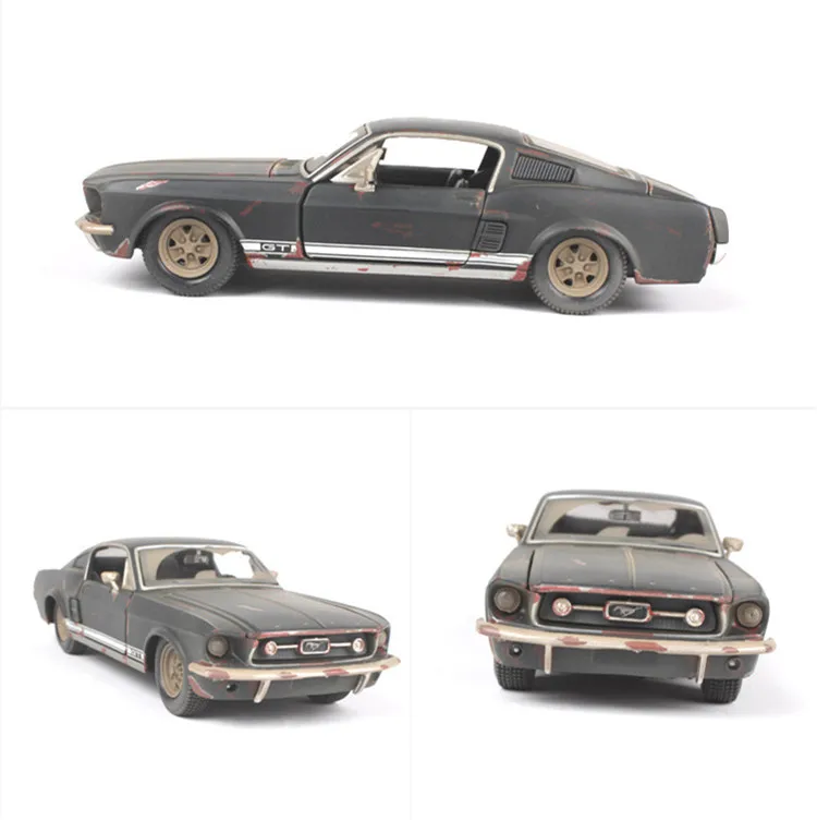 Горячая классика 1:24 старый Ford Mustang GT цинковый сплав модель автомобиля коллекция и