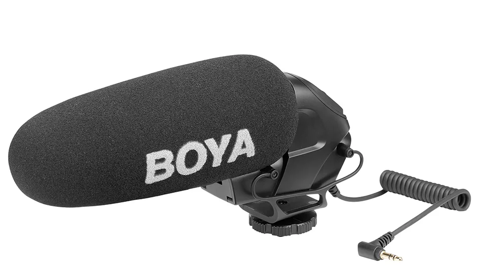 BOYA BY-BM3031 микрофон с пистолетом супер-кардиоидный конденсаторный Студийный микрофон для видео интервью для Nikon Canon sony DSLR камеры PK Rode