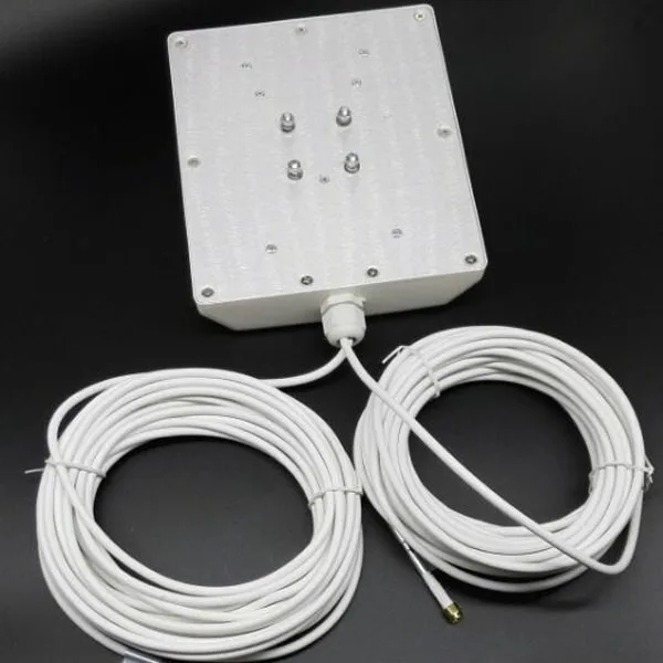 Открытый панель для крепления на стену антенна 1800-2600 мГц 4G LTE TDD 10db Mimo 2 * sma Мужской