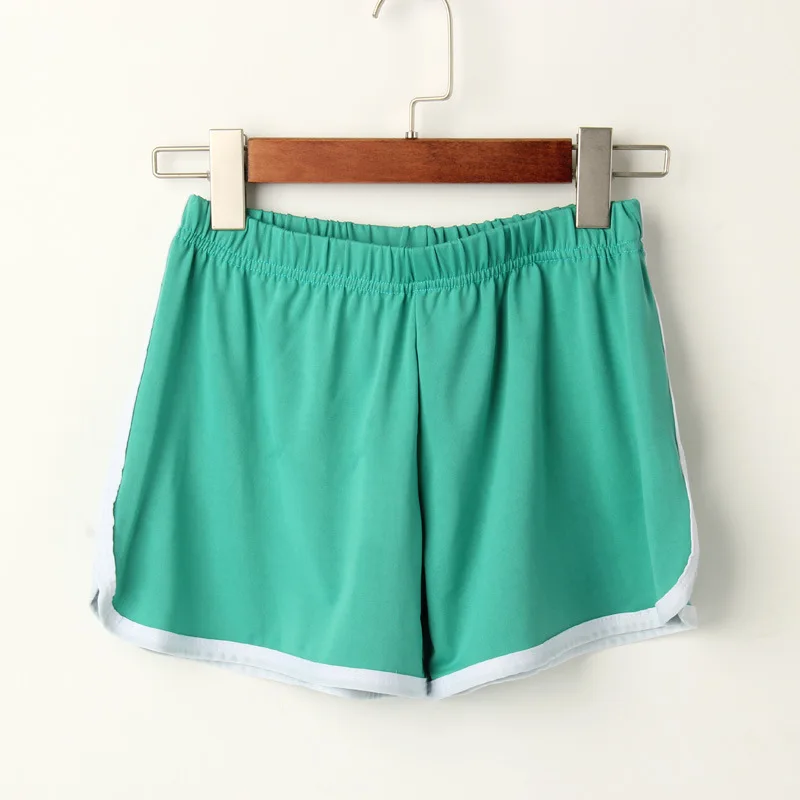 Light green Shorts Спортивные женские шорты Лето повседневные шорты женские удобные дышащие шорты с эластичной резинкой на талии шорты яркого цвета женские - Цвет: Light green Shorts