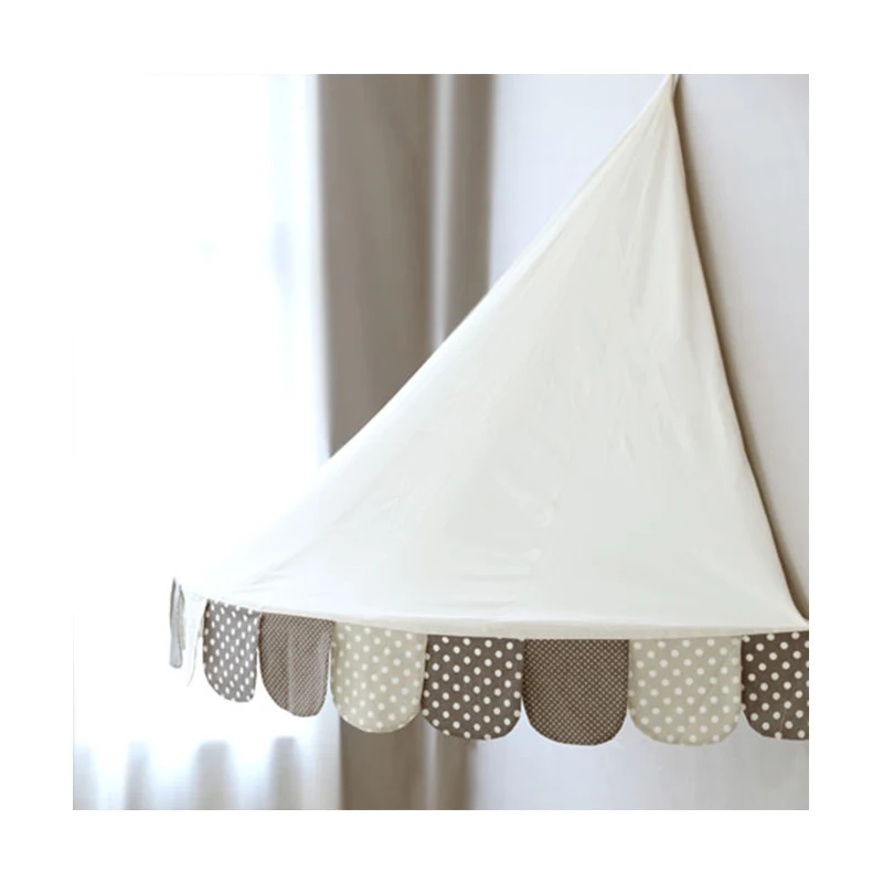 Grey Tent Only Детская палатка, Игровая палатка для детей, хлопок, холст, типи, Прорезыватель для детей, игровой домик, детская москитная сетка, навес, украшение детской комнаты - Цвет: Grey Tent Only