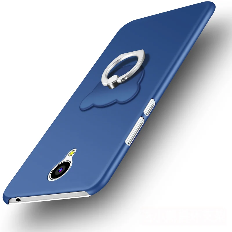 Blue with ring Чехол для lenovo zuk z1, Ультратонкий жесткий пластиковый чехол для zuk z1 z1221, защитный мобильный чехол для телефона zuk z1, задняя крышка - Цвет: Blue with ring