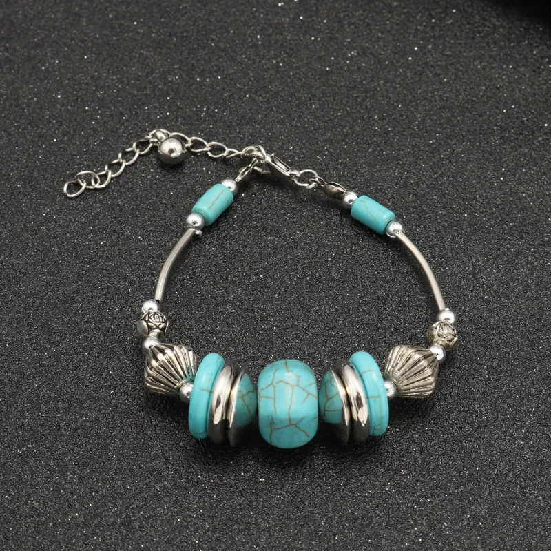 Btuamb Boho браслеты с натуральным камнем Новое поступление резные геометрические