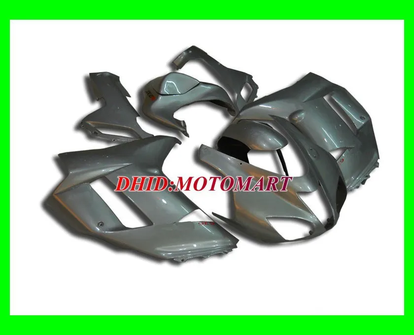 Комплект обтекателей для мотоцикла KAWASAKI Ninja ZX6R 07 08 636 2007 2008 популярный серебряный