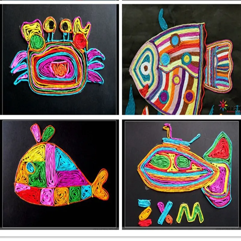 20 метров 2 мм красочные бумажные веревки для ручная работа сделай сам ремесло