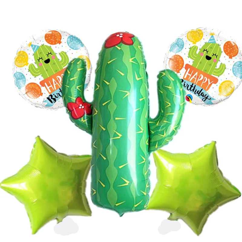 5 шт. 18 дюймов кактус испанский день рождения Feliz cumpleanos гигантский шар baby shower
