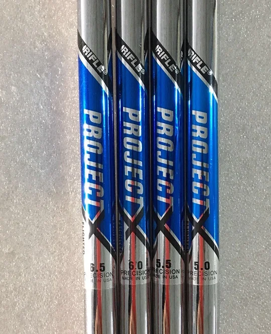 PROJECT X 6.0 Мужчины silve 0311 Железный Гольф кованый железный Гольф клуб 3-9, W, набор из 8 R/S крышка головы стальной стержень - Цвет: PROJECT X 6.0