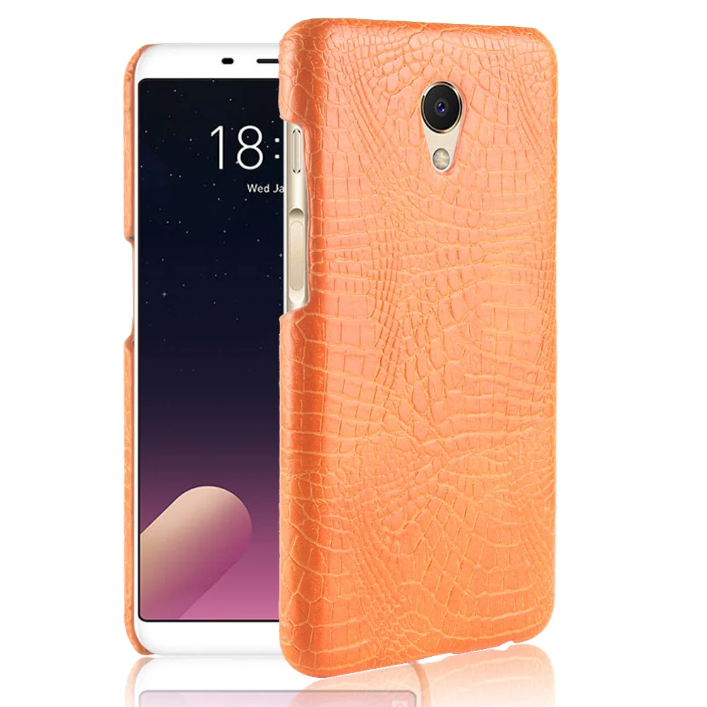Роскошный чехол из крокодиловой кожи для Meizu M6S с рисунком в армейском стиле
