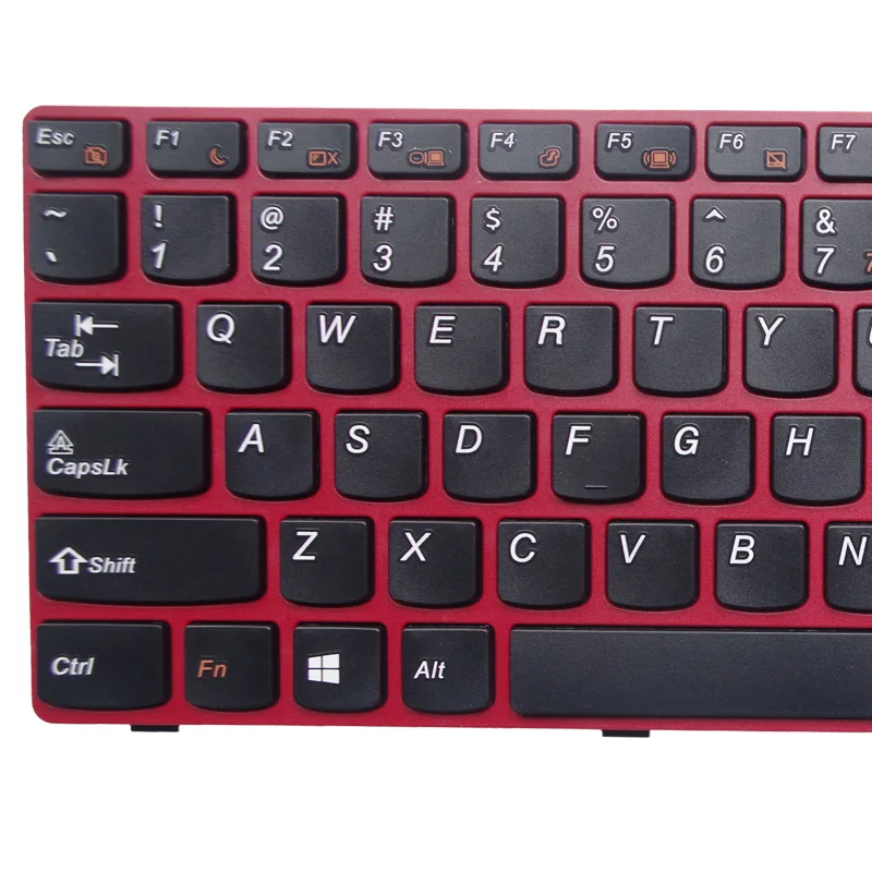YALUZU новая английская клавиатура для lenovo G405G G480 G485 Z380 Z480 Z485 G410 G490 G400 G405 G480A G485A Серия ноутбуков красного цвета