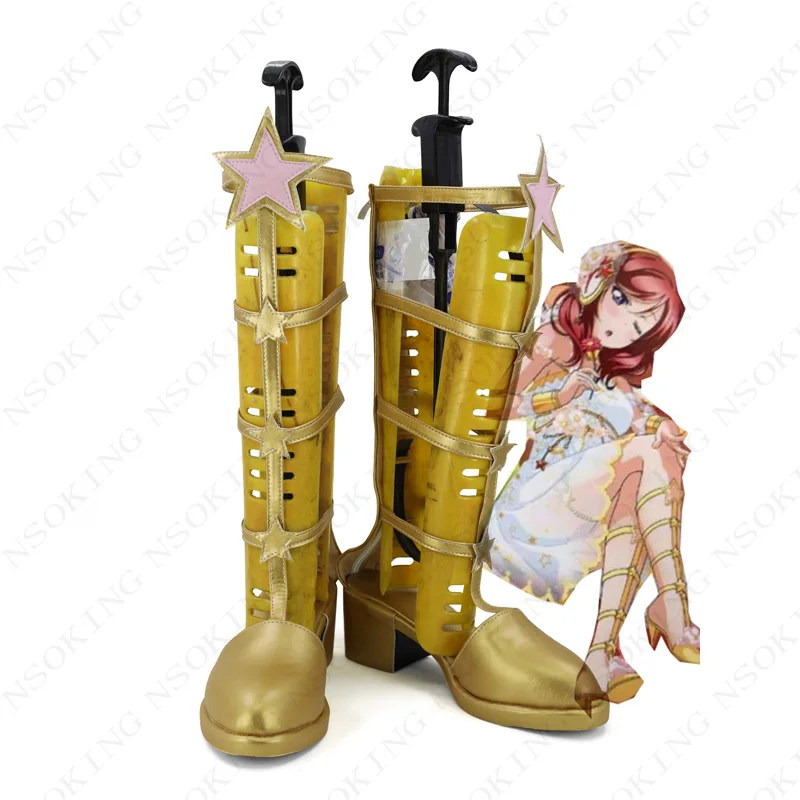Сапоги для косплея Lovelive Maki Nishikino Love live аниме|Туфли| |