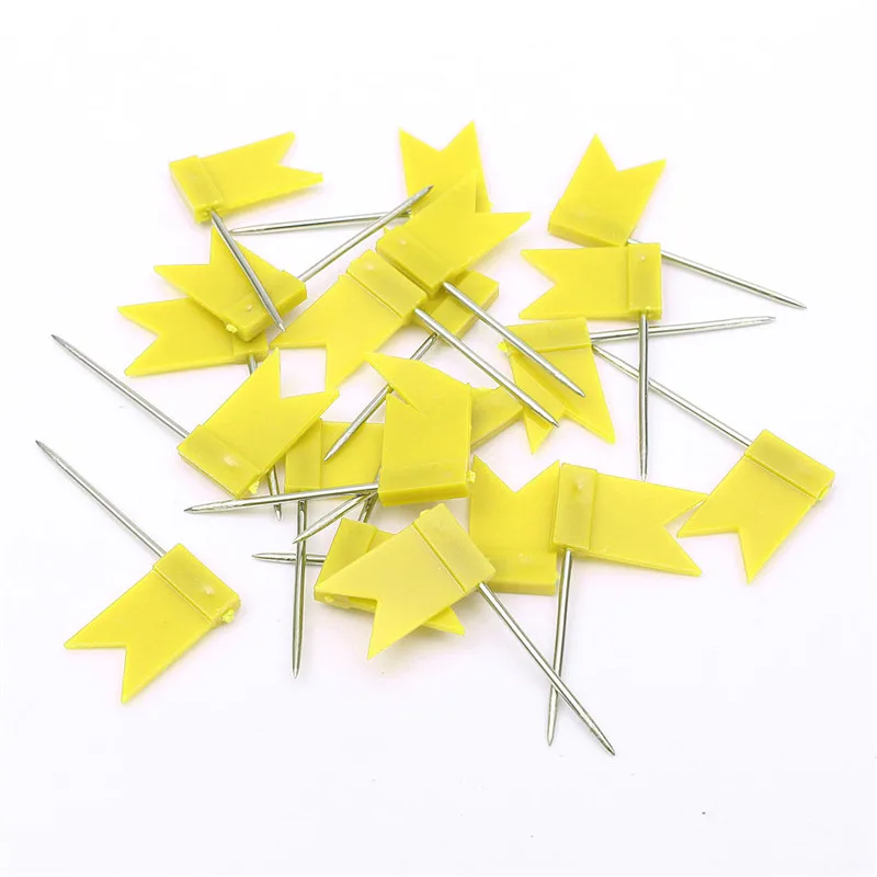 Mrosaa 20 шт./компл. штифты с флагом для ногтей пробковая доска карта рисования дома