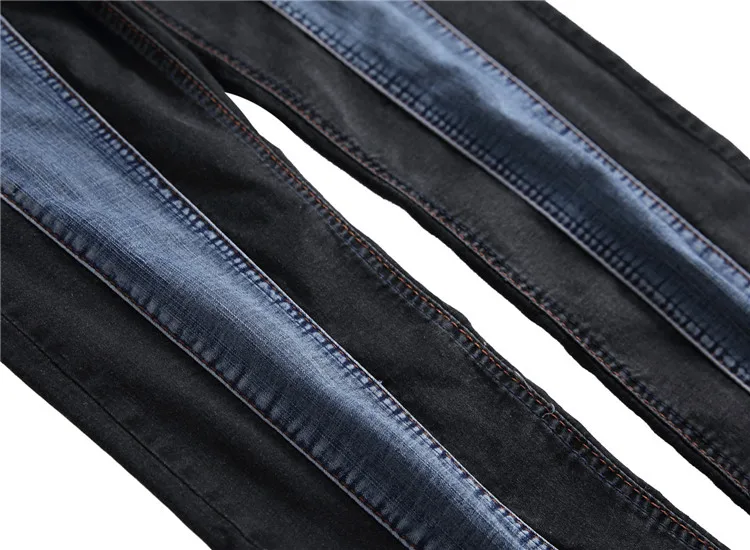 Модные Лоскутные обтягивающие джинсы для мужчин Hi Street джинсы-карандаш в стиле