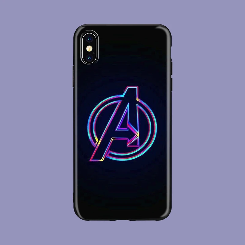Marvel Человек-паук супергерои Железный человек логотип Мстители эндгейм чехол для