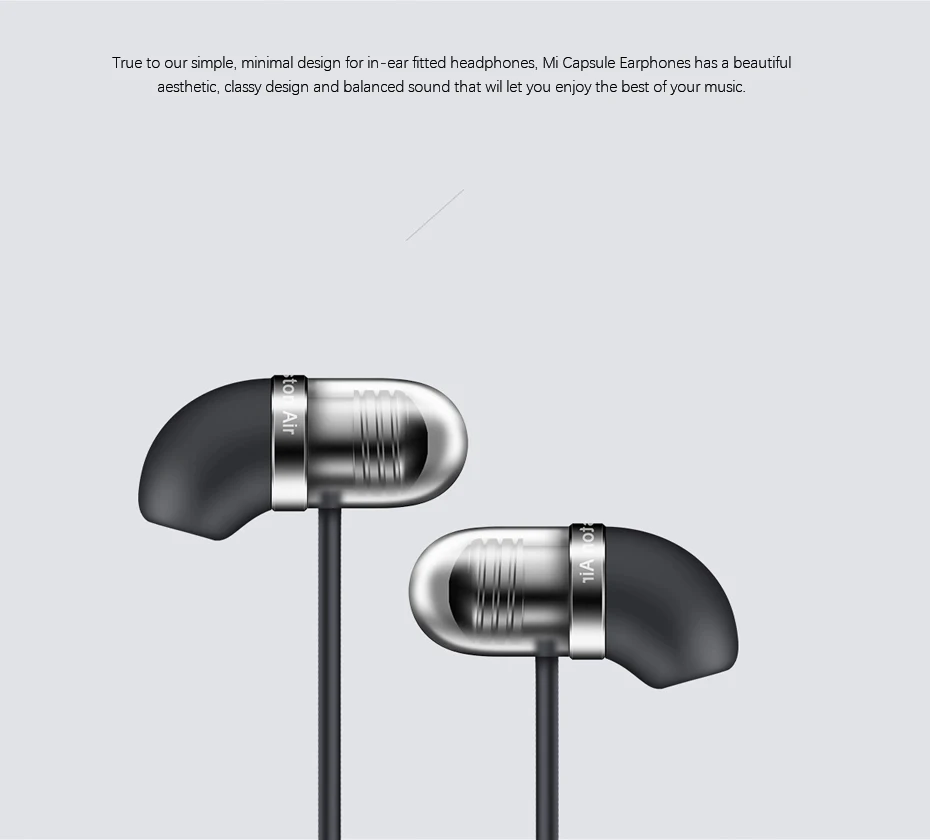 Фото Оригинальные капсульные наушники Xiaomi гарнитура с микрофоном силиконовые Mi In Ear Оригинальные капсульные наушники Xiaomi гарнитура с микрофоном силиконовые Mi In Ear