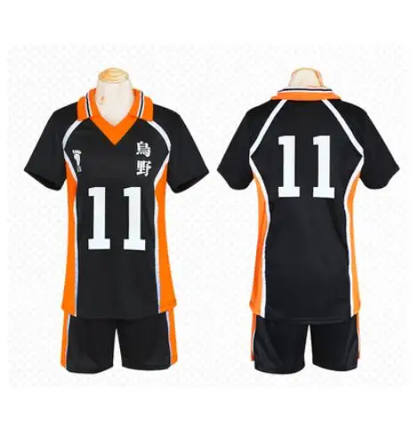 Зеленый Haikyuu Косплей-костюм игра аниме мультфильм Cos hinata shoyo Юу нишиноя Хэллоуин человек женщина спортивный костюм для косплея - Цвет: Зеленый
