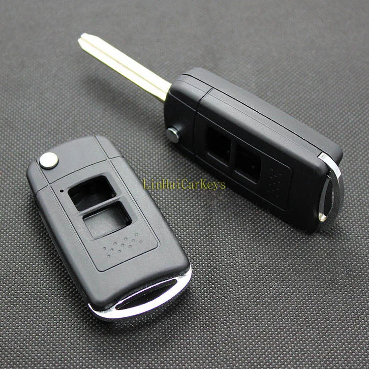 PINECONE for TOYOTA PRADO CAMRY VIOS YARIS HIGHLANDER Car Key 2 Buttons Modified Remote Shell With Uncut Blade 1PC | Автомобили и
