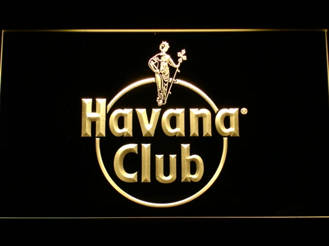 A218 Havana Club Rum светодиодный неоновый светильник с выключателем вкл/выкл 20 + цвета 5