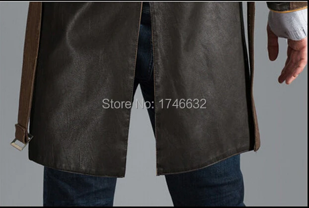 WatchDogs Aiden искусственная кожа верхняя одежда|aiden pearce|cosplay gamecostume cape |