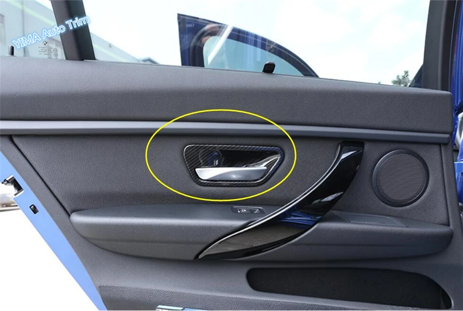 Lapetus For BMW 3 4 Series f30 f32 f35 316i 318i 320li 2013 - 2018 ABS Auto Styling Inner Car Door Handle Bowl Frame Cover Trim |