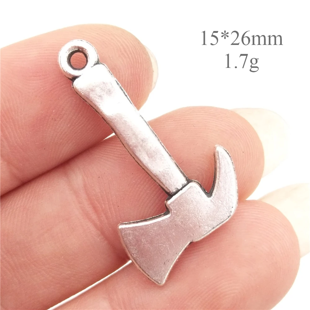 Набор из 30 шт. подвески для пожарников сплава и металла античные посеребренные