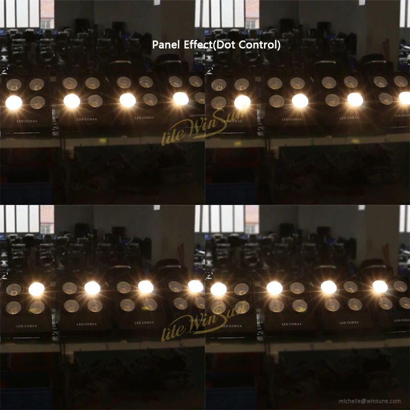 Litewinsune 4x100W CW/WW 2 в 1 COB светодиодный светильник выступление на сцене сценическое