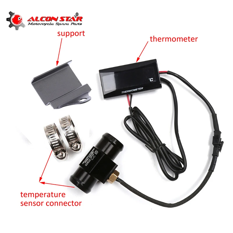 Alconstar мотоциклетный измеритель температуры воды аксессуары KOSO датчик крышка для