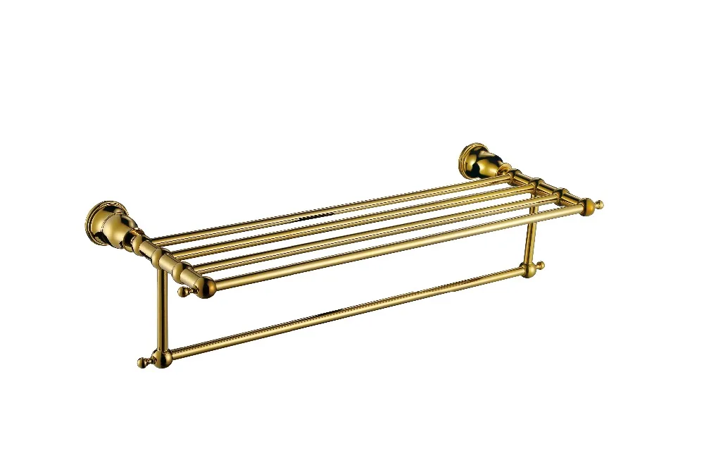 Латунь с позолотой 5 штук Ванная комната аппаратный аксессуар комплект 565 мм