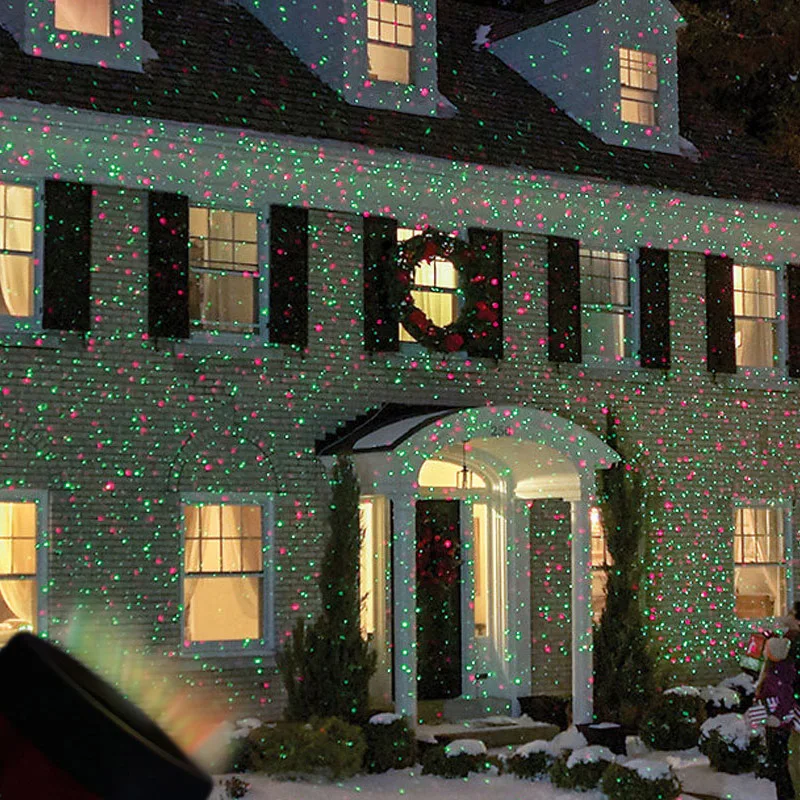 2021 лазерный душ Водонепроницаемый уличный Светильник проектор Рождественский