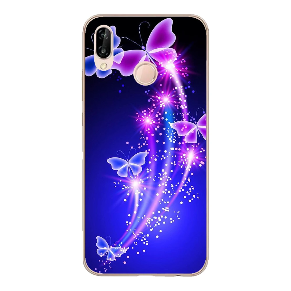 Для Huawei P20 Lite чехол 5 84 &quotмягкий TPU силиконовый Funda милый мечтательный бабочка Nova 3e