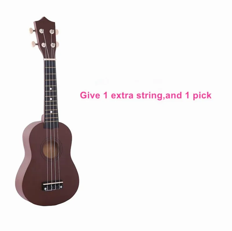 21 дюймов 12 ладов липа Гавайская гитара Uke Sapele 4 струны Музыкальные инструменты для