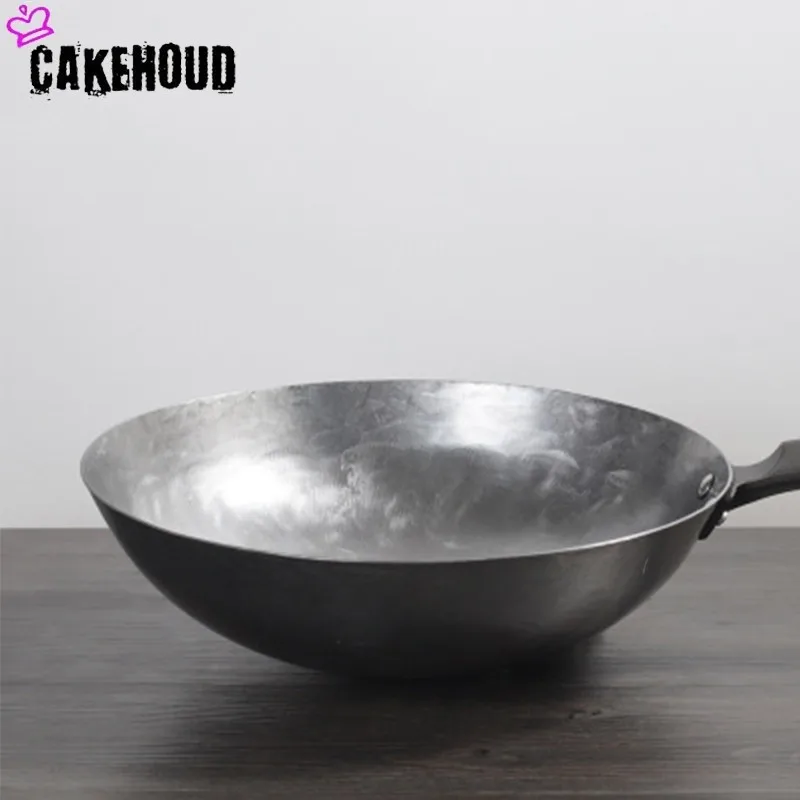 CAKEHOUD китайский железный горшок традиционный ручной молоток ковка чугун без