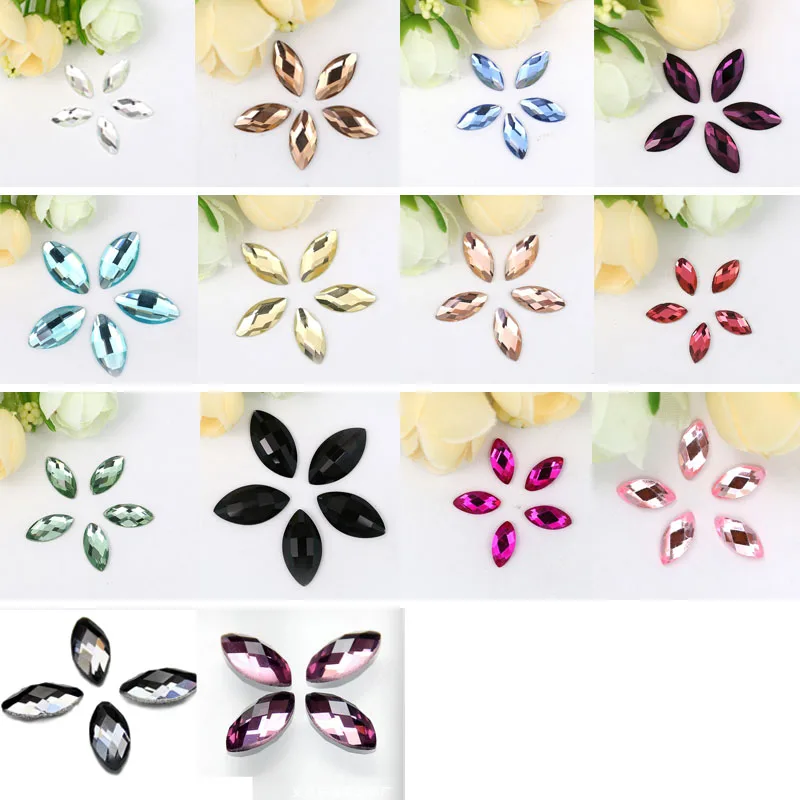 Прямые продажи с завода! Фиолетовый конский глаз форма плоская задняя сторона