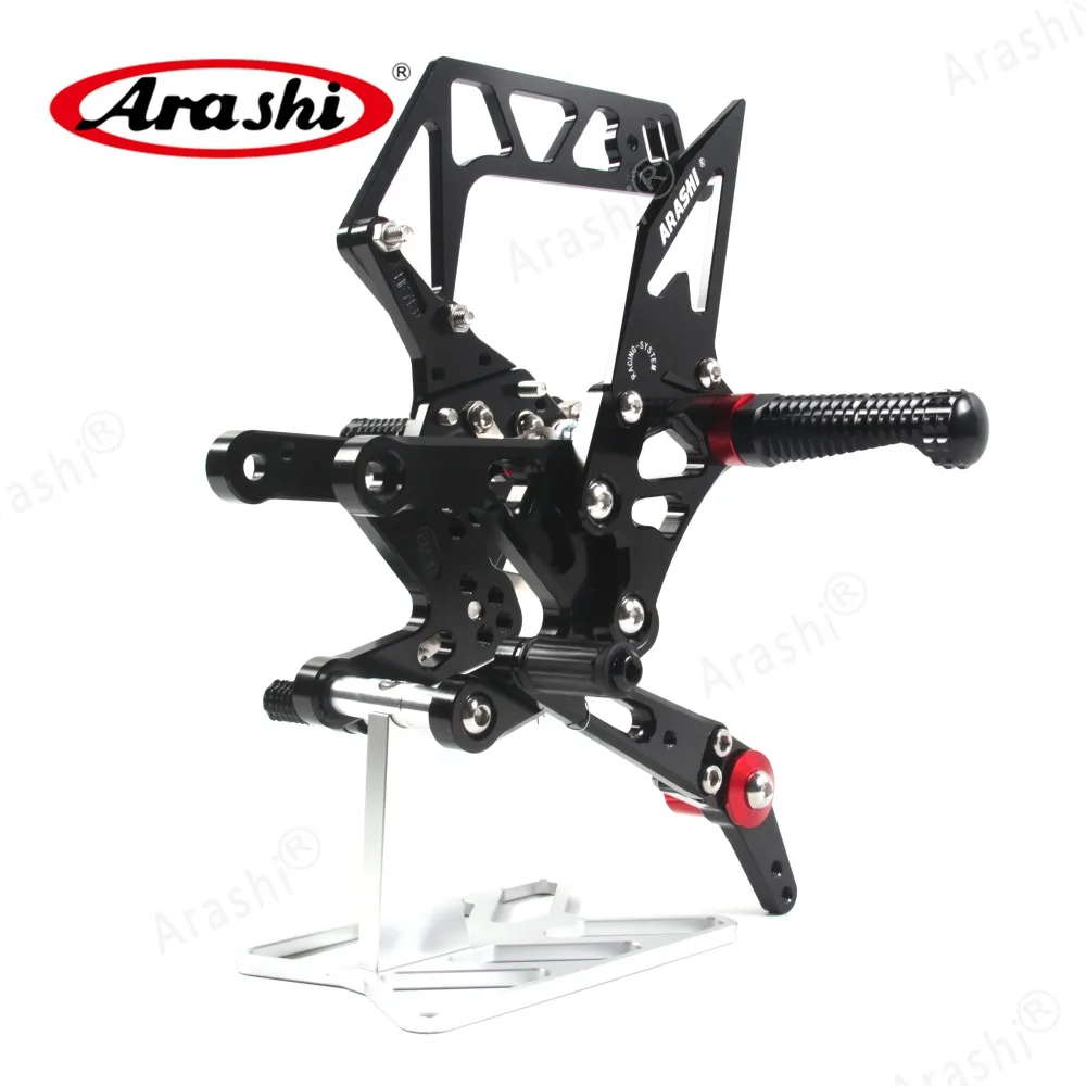Arashi мотоциклетная Подножка для YAMAHA YZF R1- CNC Регулируемые подножки Rider Rearset YZF-R1 R1M R1S RN32