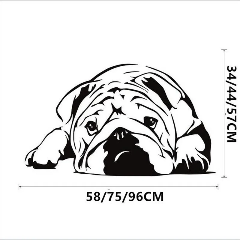 Новый Дизайн Забавный Милый эльф собака Настенная Наклейка стена виниловые