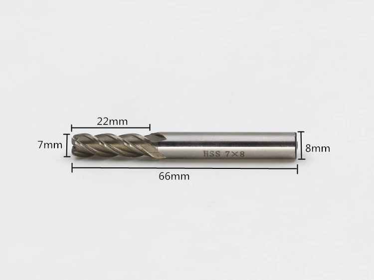 Новинка концевые фрезы с 4 канавками и головкой 7 мм фрезерные головки ЧПУ