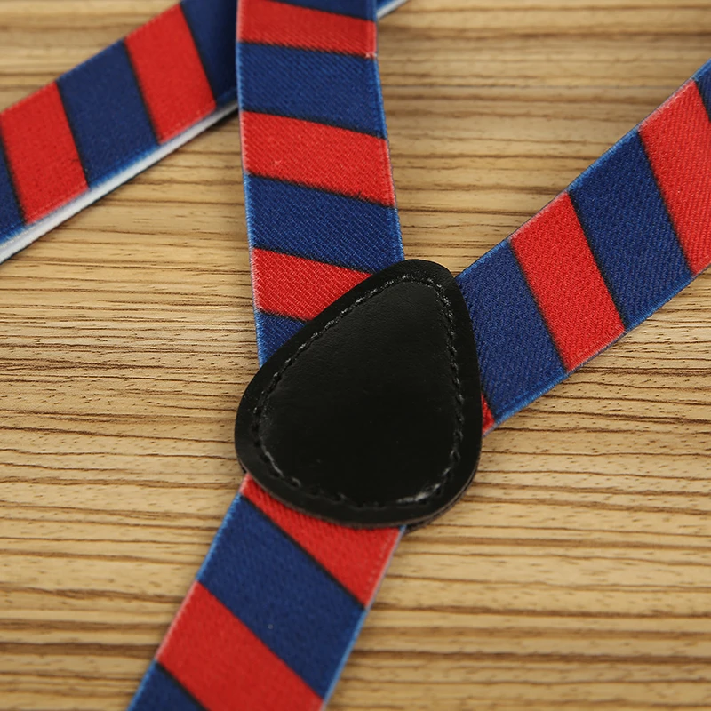 Подтяжки унисекс в диагональную полоску для мужчин и женщин регулируемые