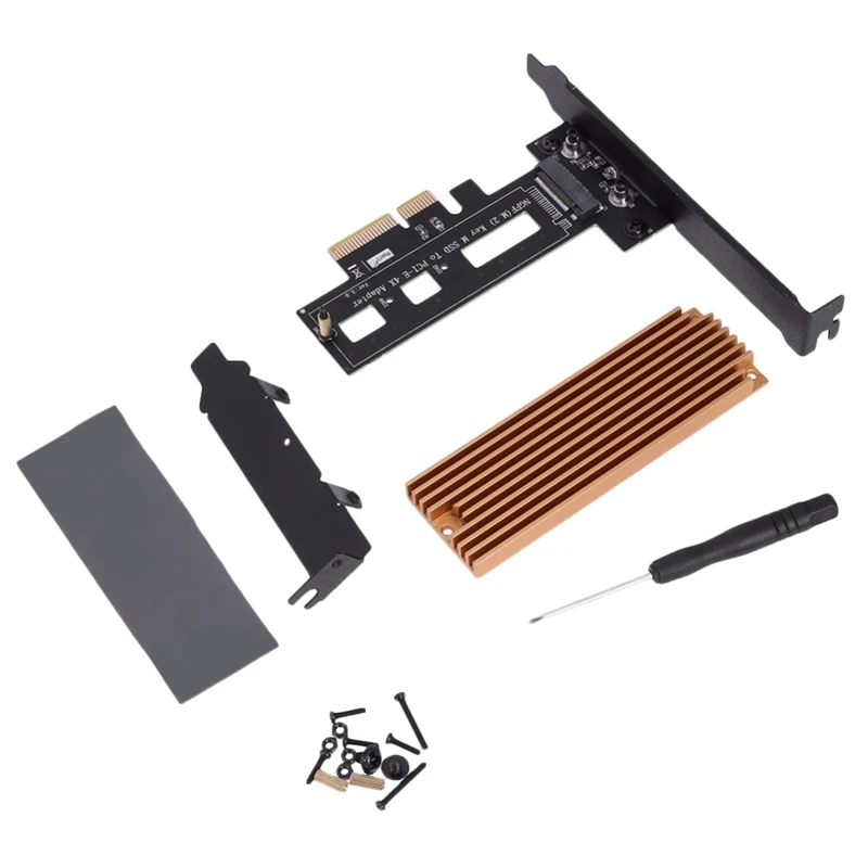 M Key M.2 Nvme Ssd Ngff Тип Для Pcie Pci-E Pci Express 4X адаптер с радиатором компьютерный для ПК |