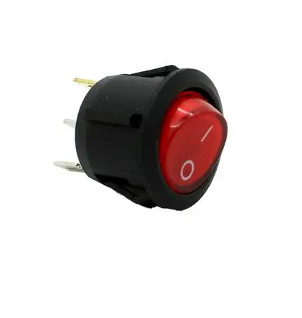 Новинка 10 шт. Красный Светодиодный точечный светильник автомобиль лодка круглый