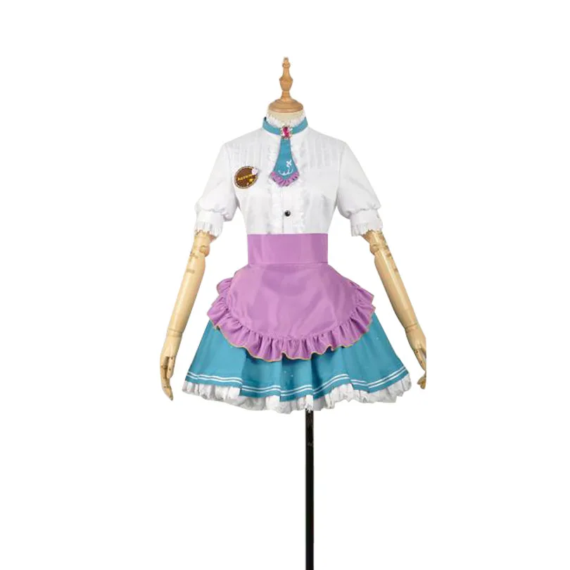 LoveLive Tsushima Yoshiko костюм горничной на День святого Валентина для костюмированной