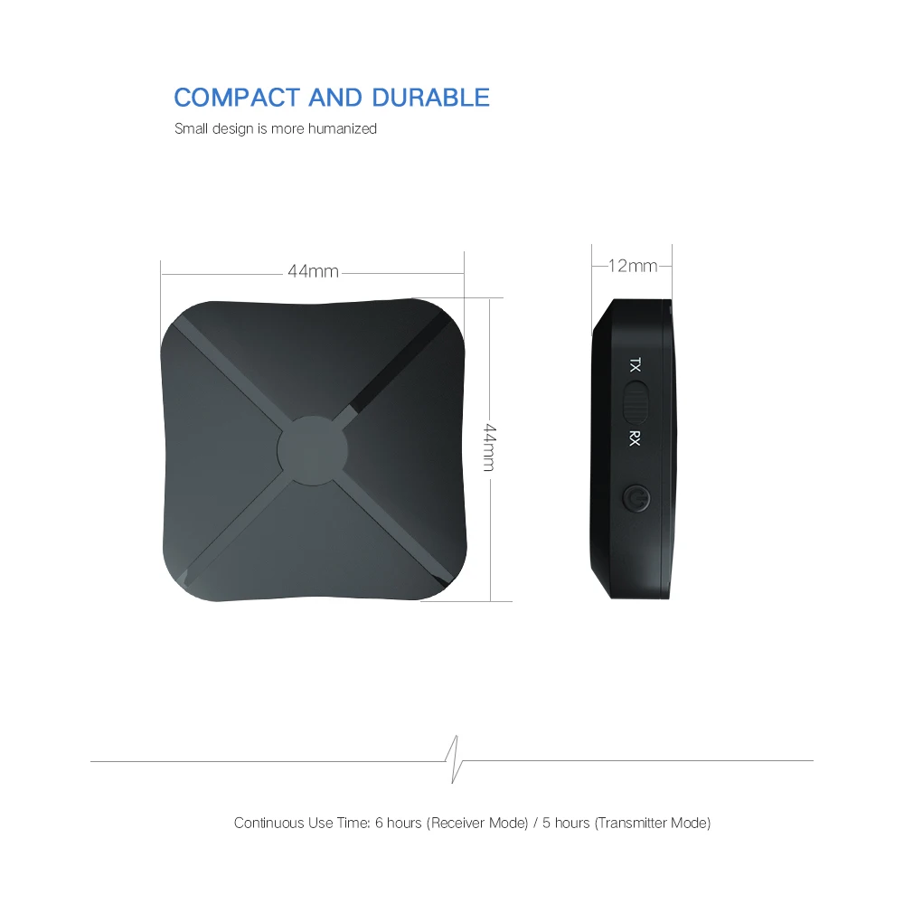 2 в 1 Bluetooth 4 приемник и передатчик беспроводной адаптер аудио с 3 5 мм AUX для