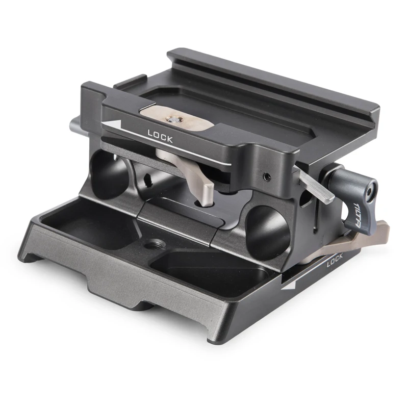 TILTA TA-BSP-15-G 15mm LWS Baseplate Base plate for TILTA BlackMagic BMPCC 4K 6K CAGE  Z CAM R5 R6 CAGE GRAY Tactical finished
