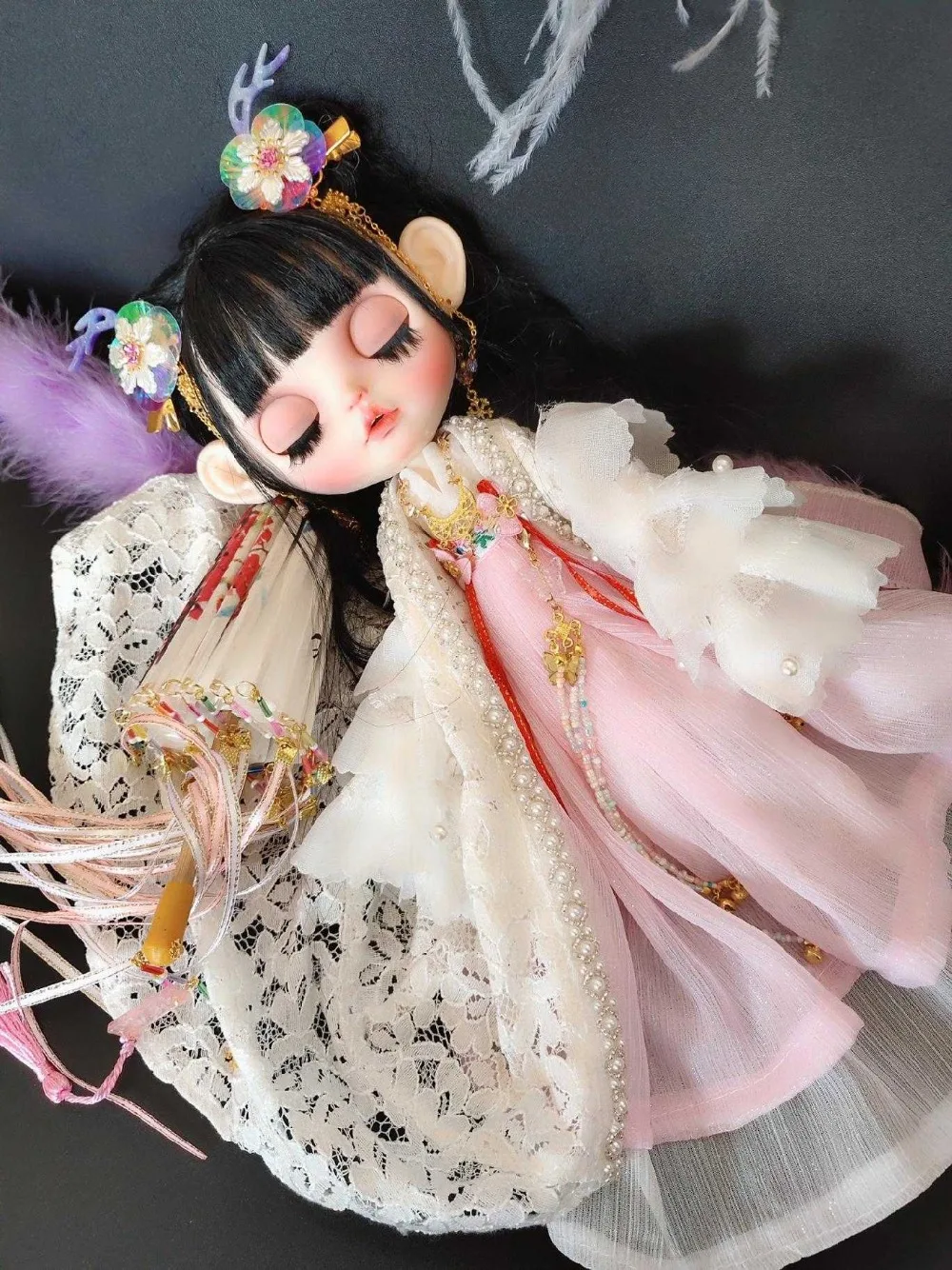Китайская одежда Hanfu для кукол Blyth, одежда licca azone, куклы, одежда, платье 0704