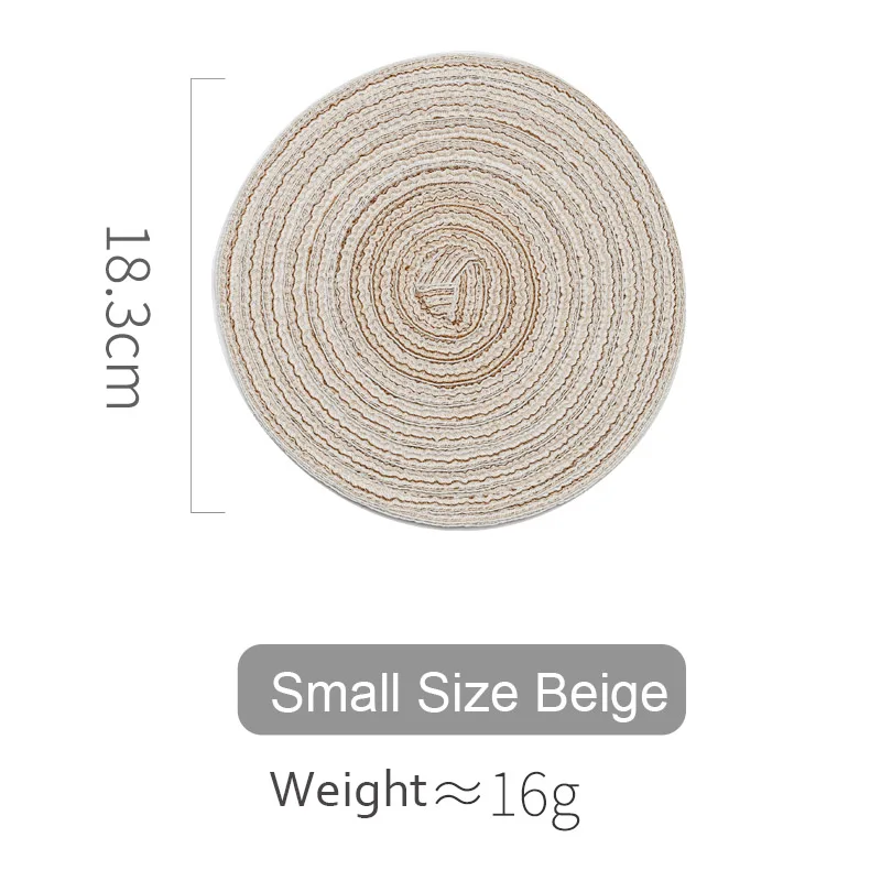 beige 4 шт. 18 см Коврик для посуды силиконовый Противоскользящий теплоизоляционный коврик Европейский Стиль Коврик для чаши кофейная чашка коврик для супа - Цвет: beige